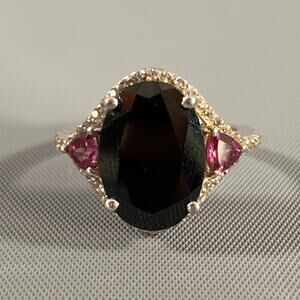 NO BRAND Purple Silver Sterling Ring